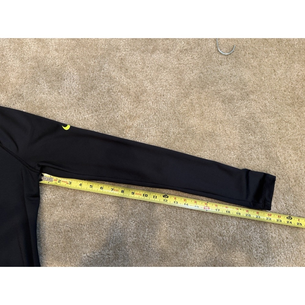 Nike Pro Hyperwarm Quarter Zip Pullover Women's XL Black - Picture 7 of 8